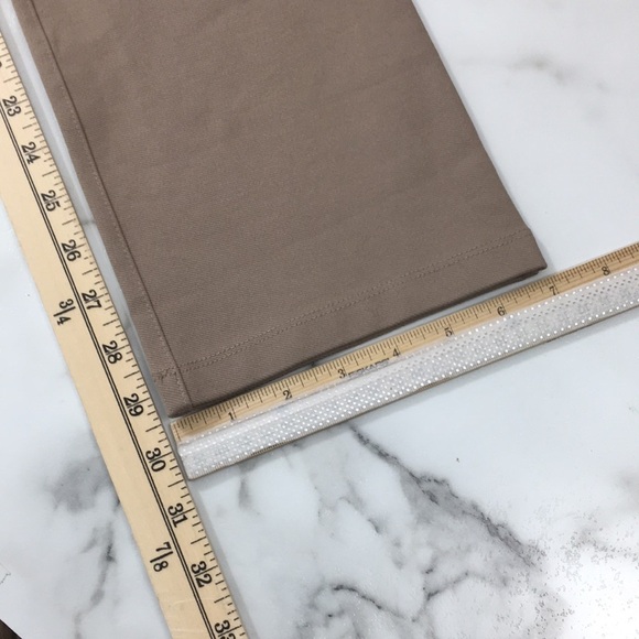 Betabrand Tan Twill Straight Leg Classic Yoga Dress Pants Womens Small Petite - Picture 7 of 9